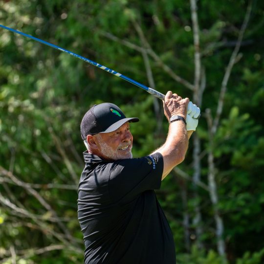 Boeing Classic 2025 - Final Round SNOQUALMIE, WASHINGTON - AUGUST 10: Darren Clarke hits a drive off the 15th tee during the third round of the Boeing Classic 2025 at The Club at Snoqualmie Ridge on August 10, 2025 in Snoqualmie, Washington. (Photo by Stephen Brashear/Getty Images)